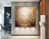 Vintage Passage – Original Handmade Oil Painting on Canvas